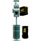 Emma and Oliver Kirk Pet Waste Station with Glow in the Dark Sign, Bag Dispenser, Hand Sanitizer & Trash Can with Lid - Includes 400 Pull Out Bags & 50 Can Liners